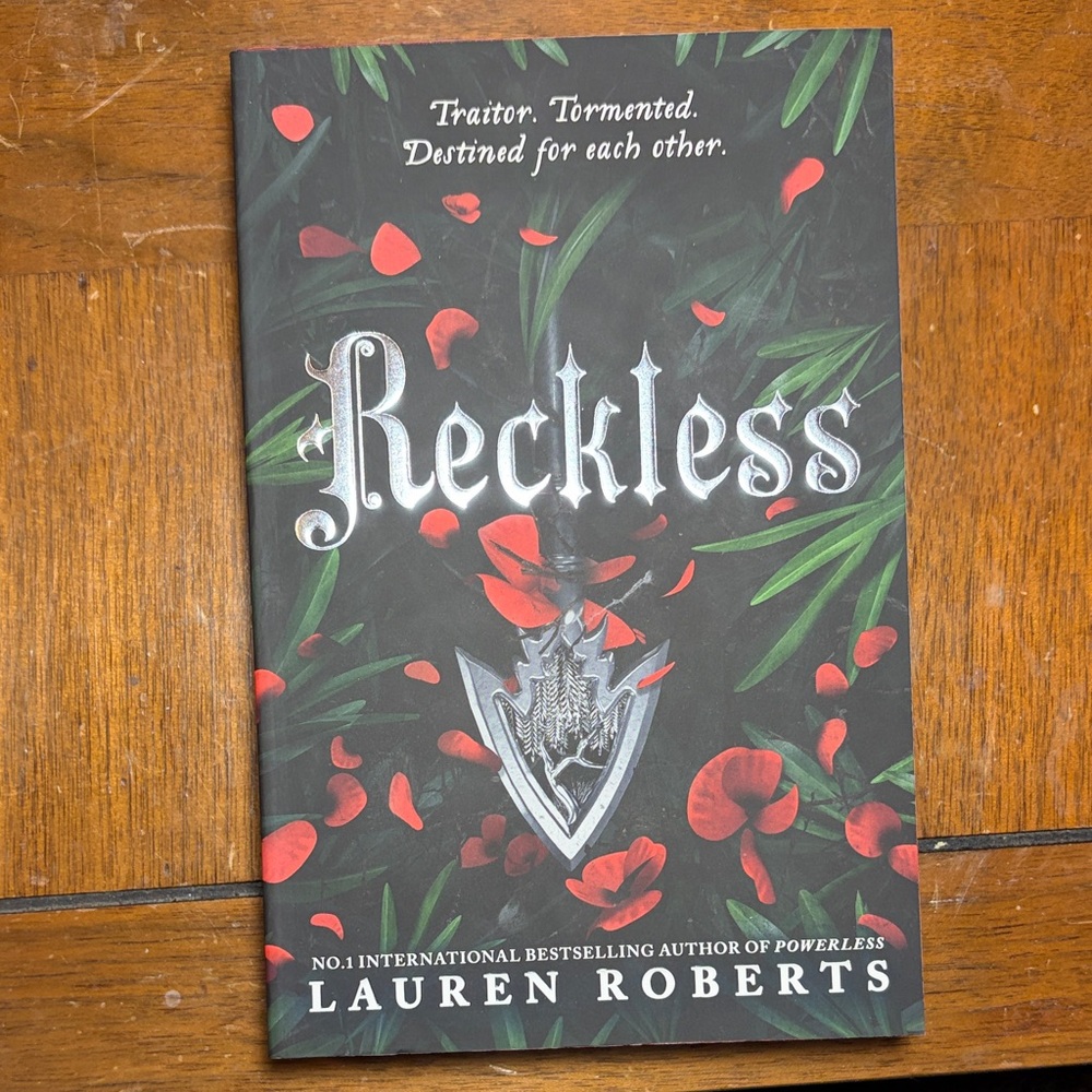 Waterstones UK Exclusive Edition Reckless by Lauren Roberts Paperback Book